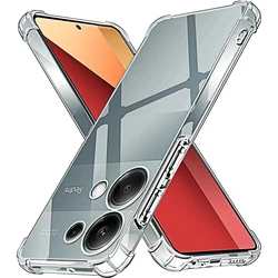 For Xiaomi POCO X6 Pro M6 Pro Case Redmi Note 13 Pro 4G 12 Pro Plus 5G 13C 4G Cover Original Clear Thick Shockproof TPU Cases