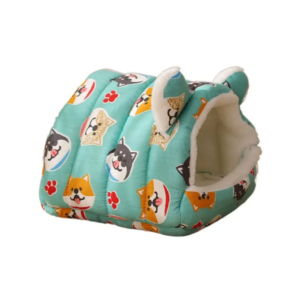 

Cotton Hamster Cotton House Warm Comfortable Winter Warm Hamster Nest with Hooks Rabbit/Fish/Dog Pattern