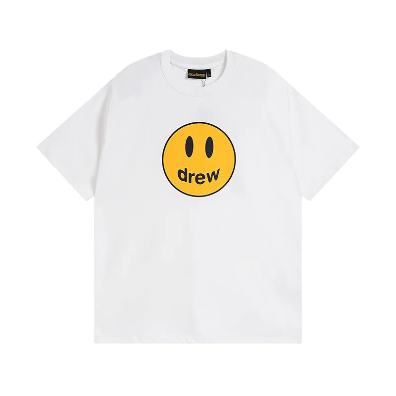 Neue Herrenbekleidung, mehrfarbiges T-Shirt mit Smiley-Aufdruck, Unisex, lockeres Kurzarm-T-Shirt, Herrenbekleidung – Detail 3