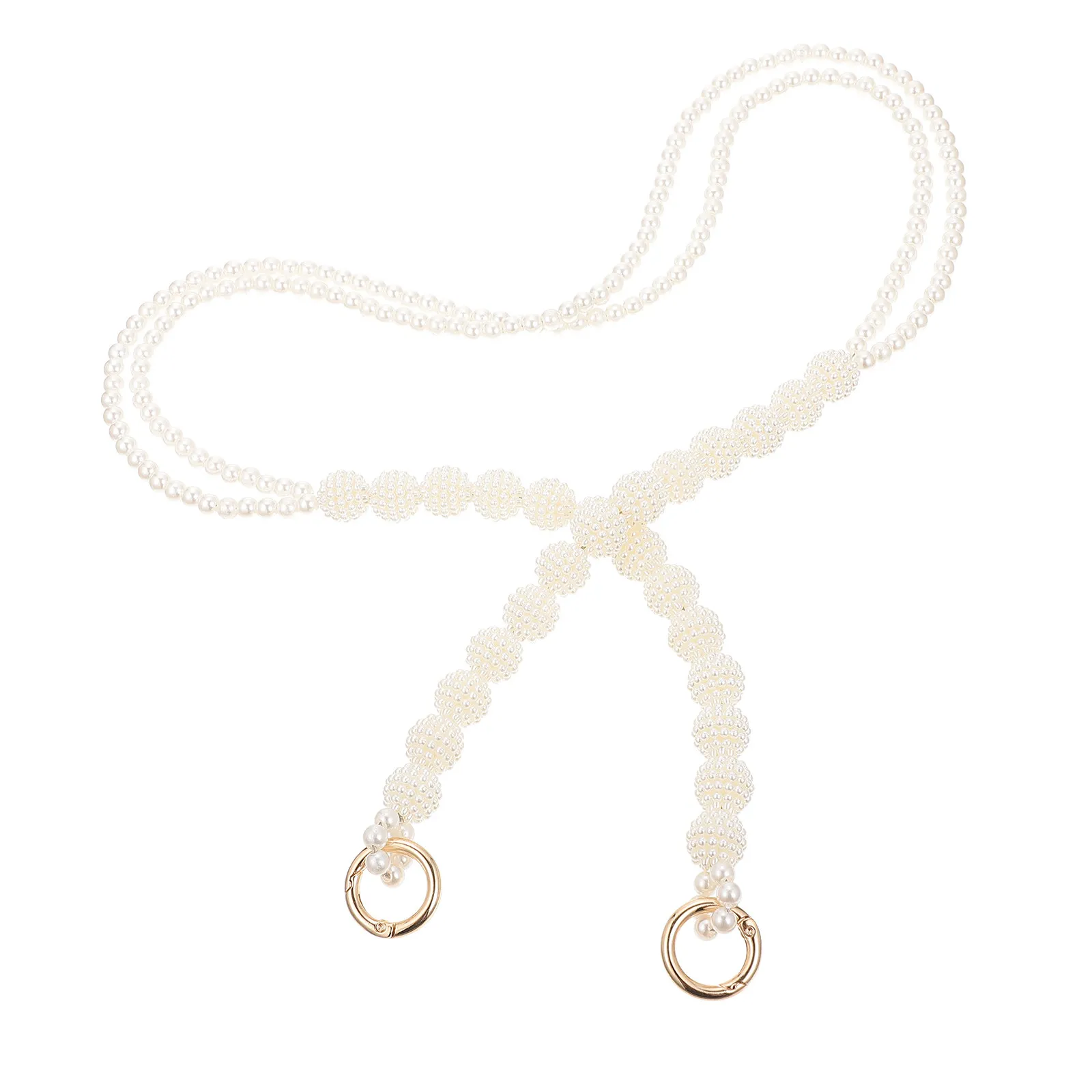 

1Pcs Pearl Bag Chain High Quality Replacement Shoulder Strap Buckles for DIY Clutches Handbags Lightweight Bag Accessories Women