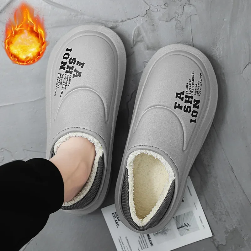 شباشب قطنية دافئة ومغطاة بالكامل، للترفيه في الهواء الطلق، غير قابلة للانزلاق، مقاومة للماء، أحذية قطنية مقاومة للبرد #6