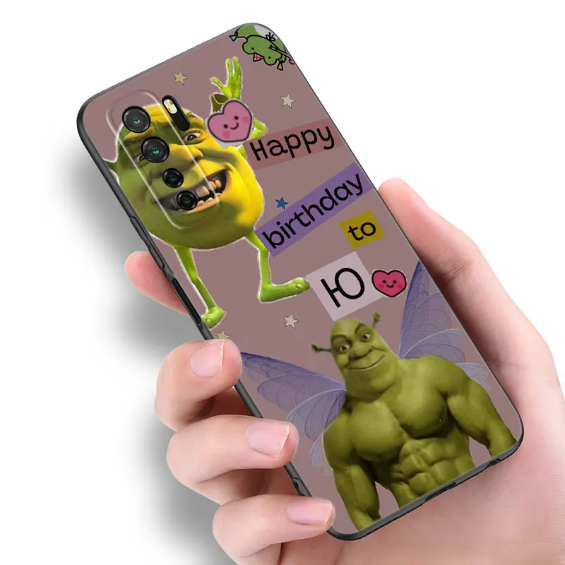 Anime Shrek Art Black Silicone Phone Case For Huawei Nova 5 7 10 Pro 6 9 SE Y70 Plus 4 5i 7i 8i Honor Y5P Y6P Y6S Y7A Y7P Y8P