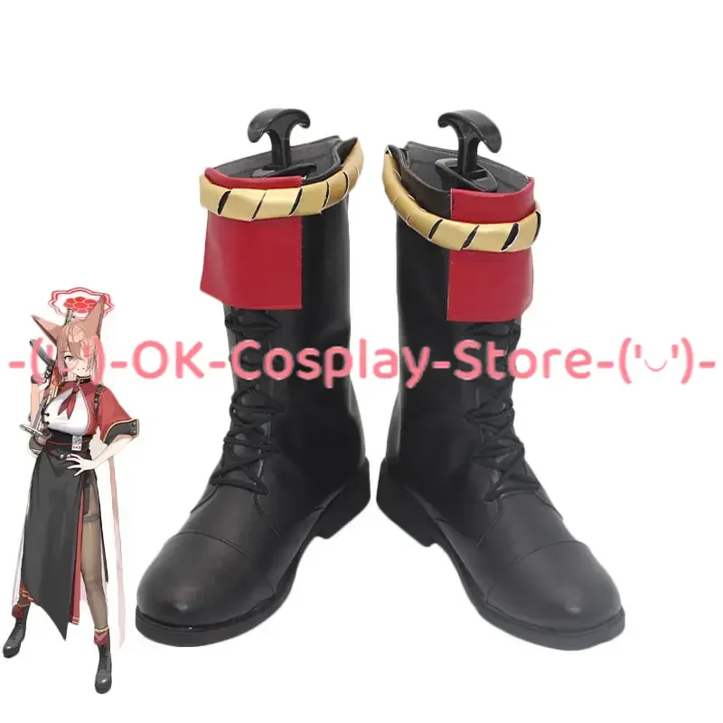 

Game Blue Archive Rumi Cosplay Shoes PU Leather Shoes Halloween Carnival Boots Cosplay Prop Custom Made