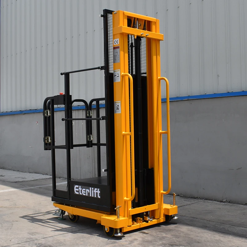 

full electric self-propelled aerial order picker full automatic