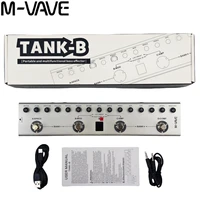 Pedal Multi-FX de bajo M-VAVE Tank-B/G/MINI |   36 preestablecidos con/9 preamplificador y 8 ranuras IR |   3 cadenas FX Mod/Dly/Rvb |   Tipo C Recargable
