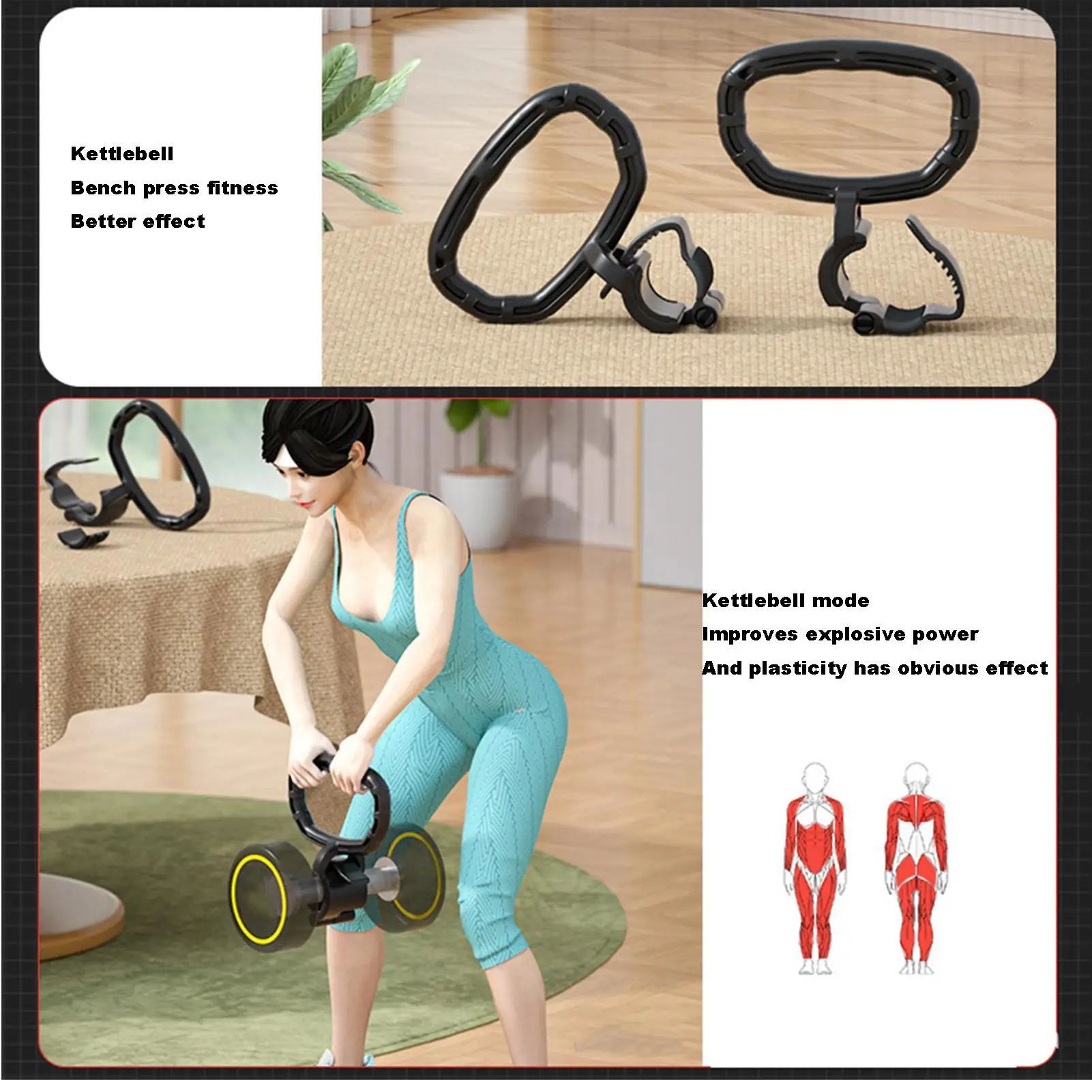 Dumbbell To Kettlebell Converter Portable Kettlebell Adapter Converts Your Dumbbells Into Kettlebells Fitness Tool For Gym