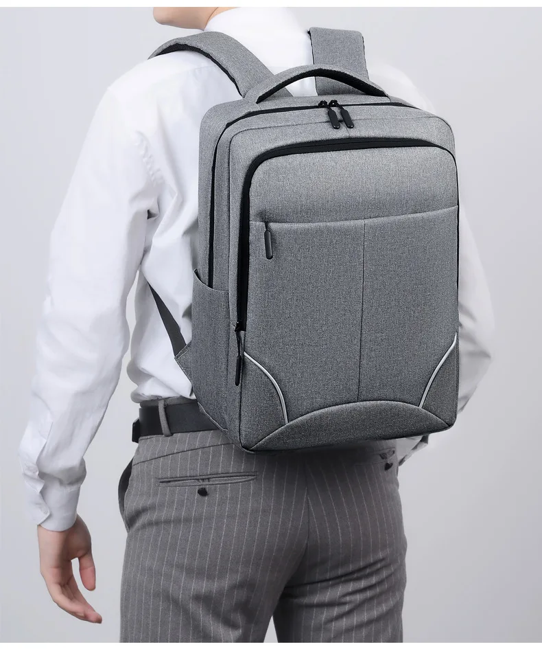 Large capacity and expandable men\'s business backpack