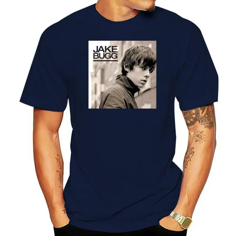 Jake Bugg Photo Tour 2013 White T-Shirt New Official Merch Michael Jackson Harajuku