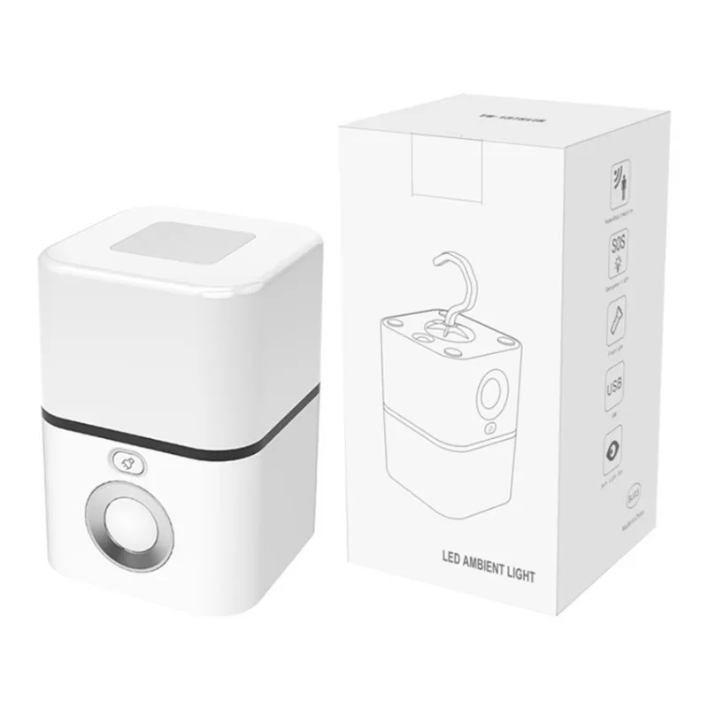 【صفقة فلاش】مصباح مستشعر حركة LED متعدد الألوان يعمل بالأشعة تحت الحمراء مع مصباح يدوي للطوارئ ووظيفة SOS للداخل #3