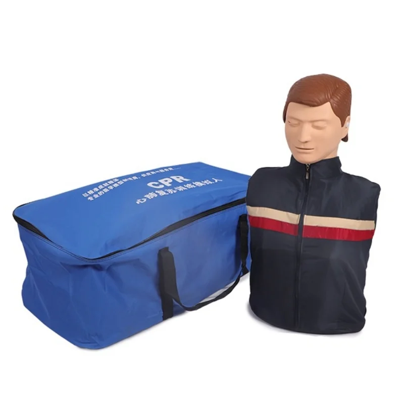

Practice Medical Simulator Teaching Dummy Half Body CPR Training Adult Model Manikin First Aid Mannequin for Nurse Student