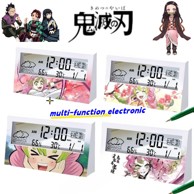 demon-slayer-agatsuma-zenitsu-kanroji-mitsuri-animacao-bidimensional-despertador-eletronico-estudante-dormitorio-relogio-de-cabeceira