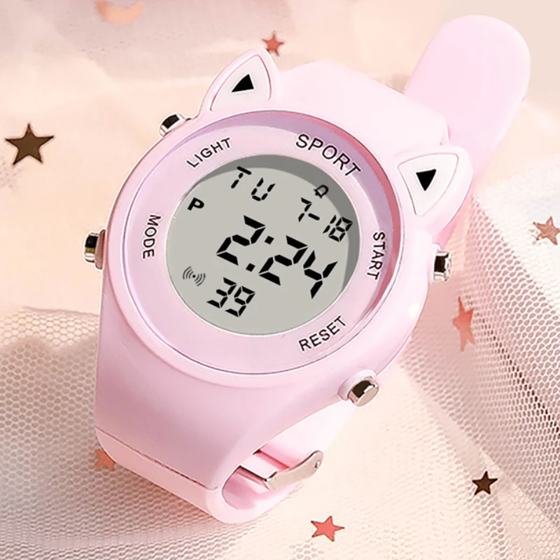 Fashion Children Digital Wristwatche Girls Boys Analog Digital Sport LED Luminous Electronic Waterproof Wrist Watch Kids Relogio