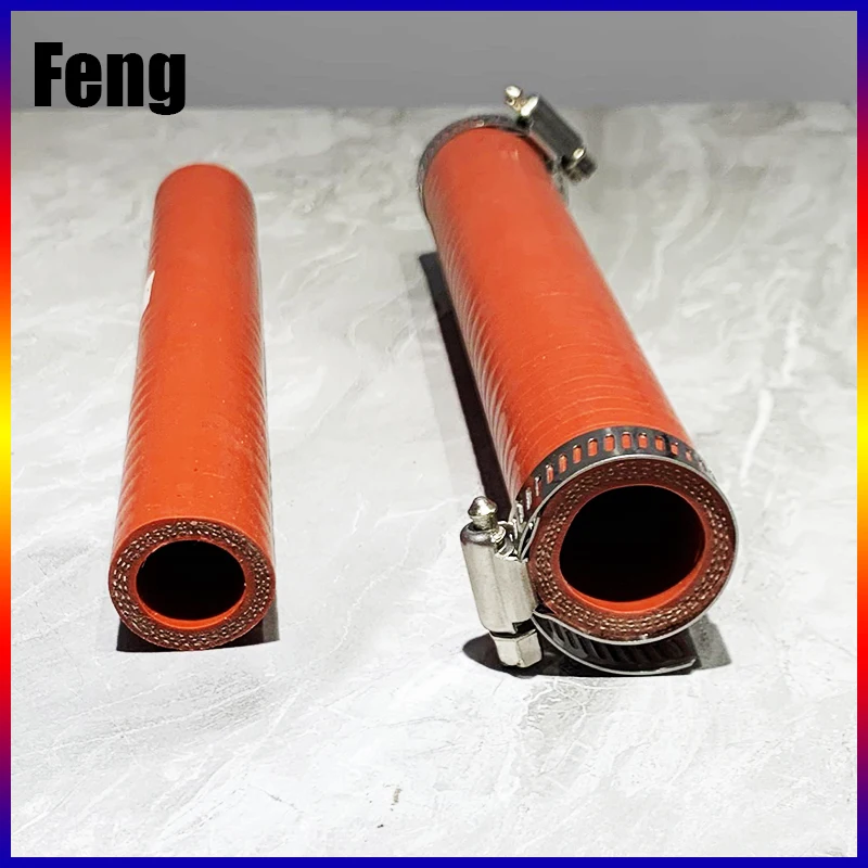 ID50-65mm Length 10-50cm Intercooler Tube Straight Silicone Pipe Coolant Hose High Temperature High Pressure Turbo Send 2 Clamps