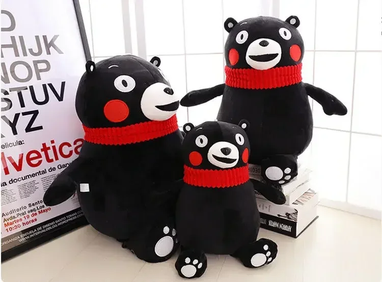 [Lucu] Mainan Mewah Beruang Jepang Karakter Kumamon 100Cm Boneka Bantal Lucu Hanya Penutup (Tanpa Isi) dengan Ritsleting Hadiah Anak-anak