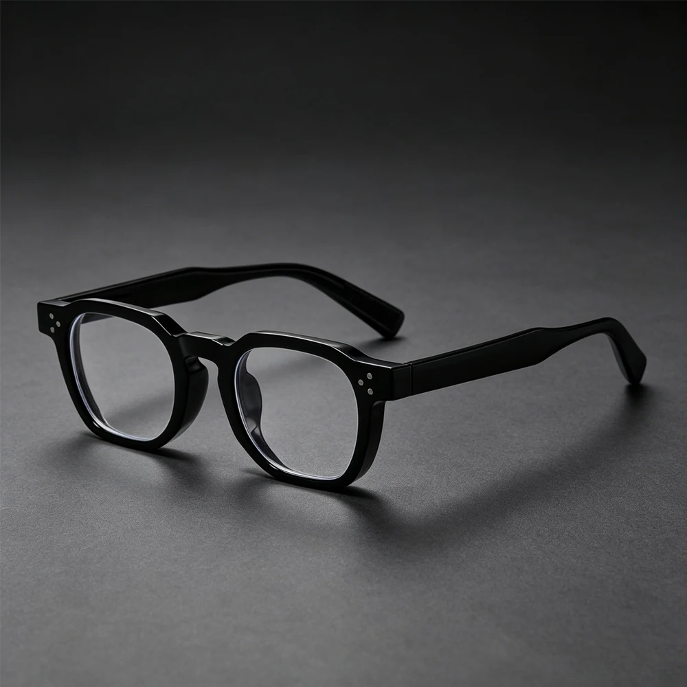 1 Stück Retro-Brille mit quadratischen, klaren Gläsern für Männer und Frauen, Anti-Blaulicht-Computerbrille, modischer Schildpatt-Schwarzrahmen