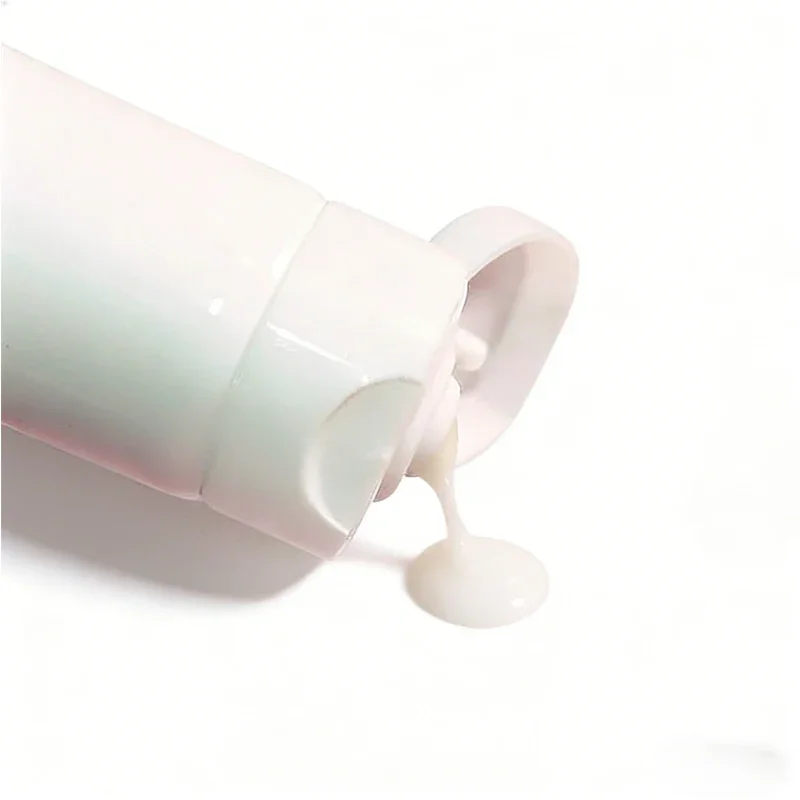 100Pcs 10-100ml White Plastic Soft Tubes Sample Bottles Refillable Containers Screw Lids Flip Cap For Hand Cream Cosmetic Lotion