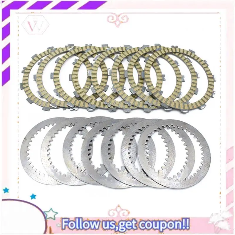 

Easy To Use Motorcycle Clutch Plates With Steel Plate For Kawasaki KLX450R KX450F For Honda CR250R CRF450R