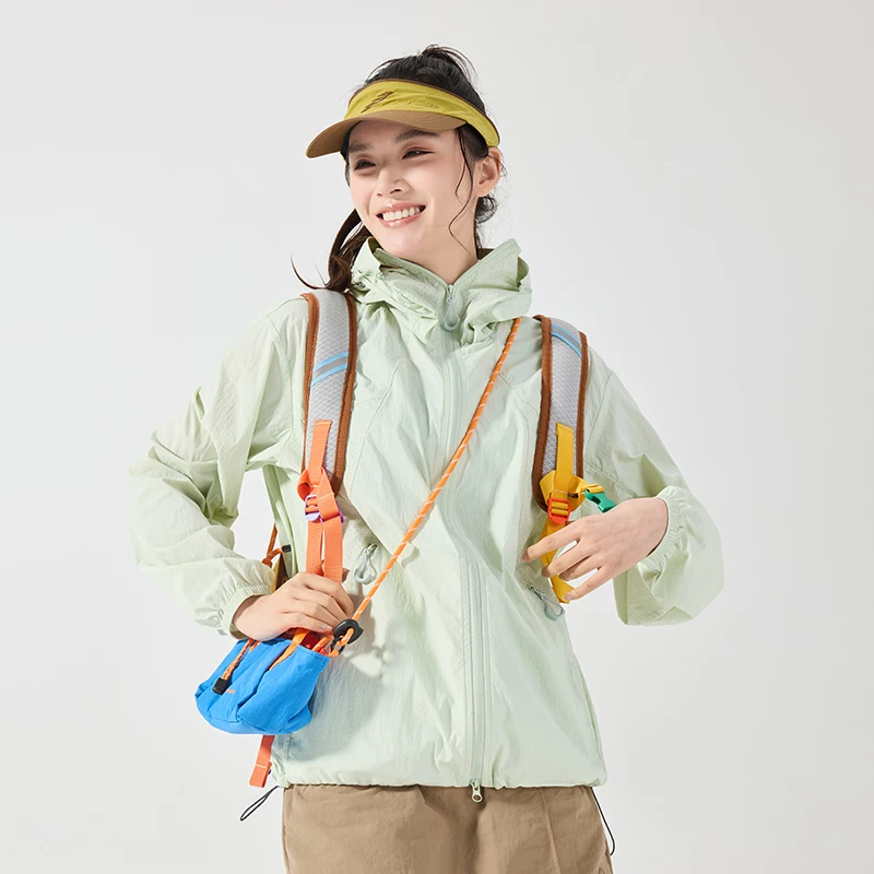 UPF50+ Ultrathin Fishing Women Jacket Tops Hiking Wearing Good Quality Summer Coats Sunscreen Windbreaker Traveling Clothing