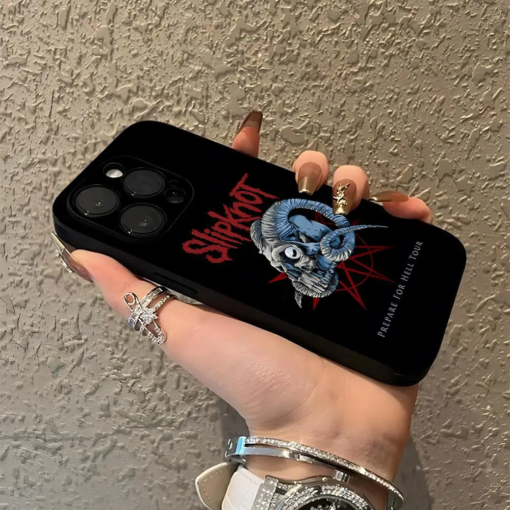 Custodia per telefono Slipknot Band per IPhone 15 16 13 Pro Max 14 12 11 Xr X 8 7 6 Plus Cover posteriore di lusso