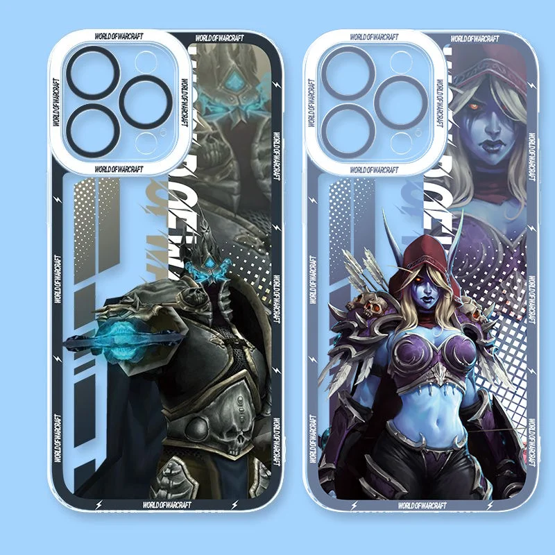 HOT World of Warcraft Adventurers For iPhone Case 16 15 14 13 12 11 Pro XR XS Max 7 8 Plus Phone Shockproof Y2K Cool Cover