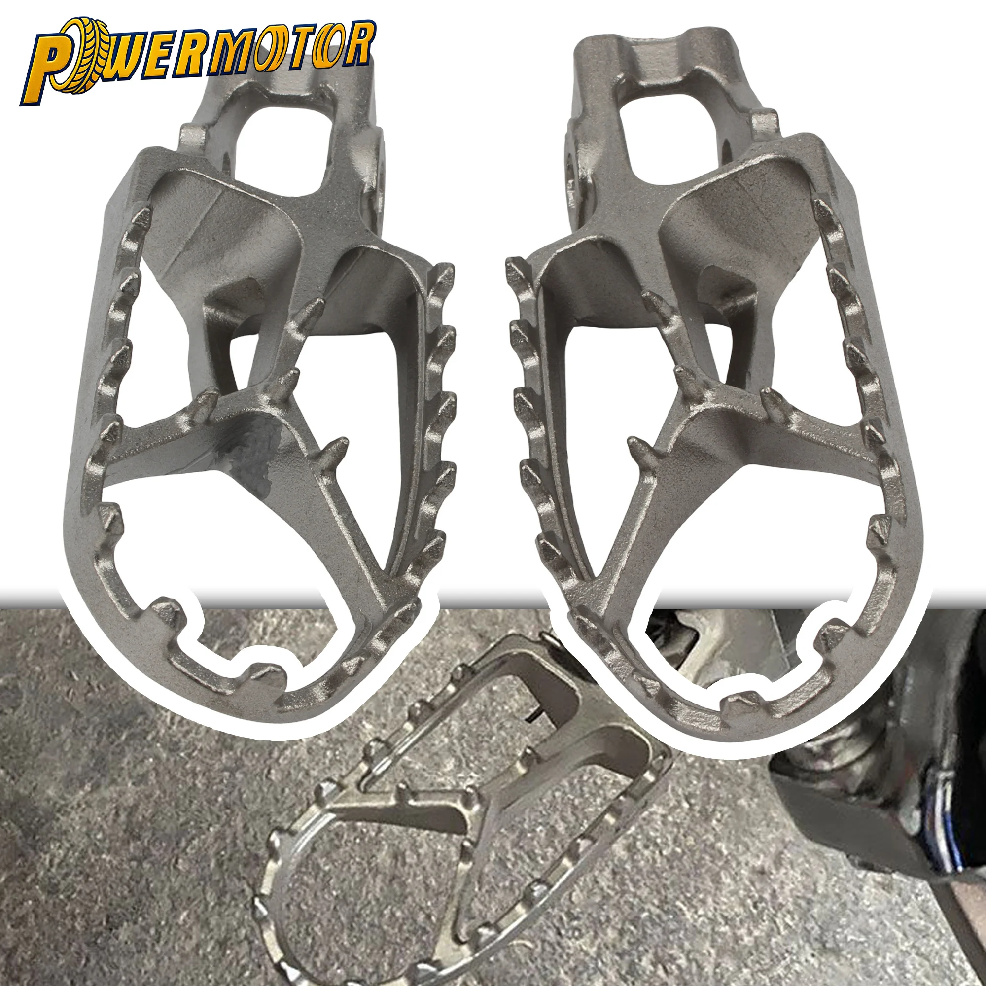 

For Husqvarna TX FX TE FE TC FC 125 250 300 350 400 450 501 2017-2023 Motorcycle Footrests Pedals Foot Peg Footpeg Rests Parts