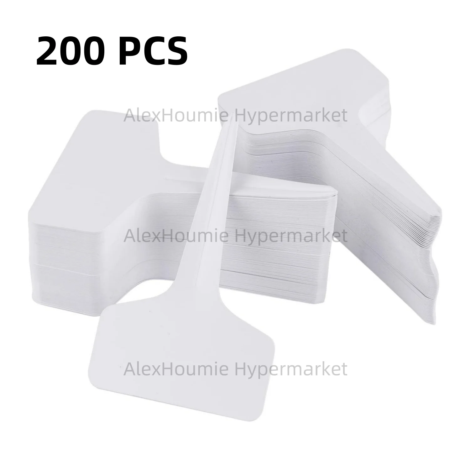 

200PCS T-type Plant Labels Waterproof T-shape Tag Writable PVC Plant Markers Nursery Garden Labels for Garden Vegetable Flowers