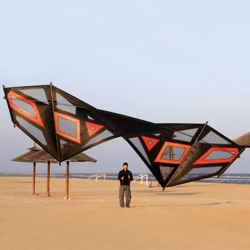 9KM Freilein 4 Line Stunt Kite 2.4Mเริ่มต้นกายกรรมชายหาดกีฬาKiteสําหรับผู้ใหญ่ขนาดใหญ่Professional Kite (ยอมรับขายส่ง)