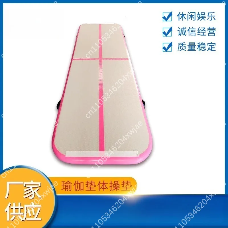 Professional Inflatable Training Mat PVC Thick for Gymnastics Taekwondo Martial Arts Tumbling Dance Yoga