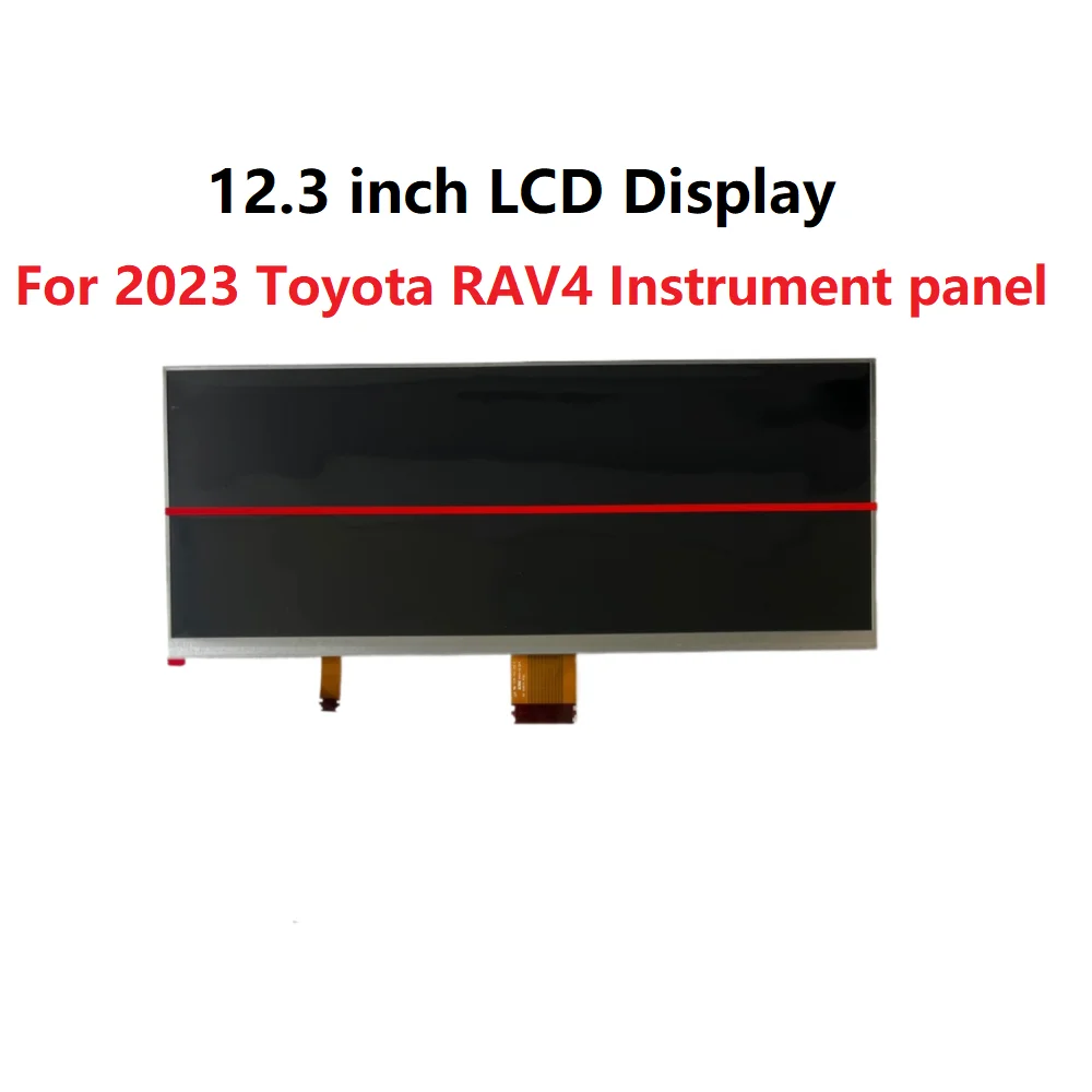 12.3 inch LCD Display For 2023 Toyota RAV4 Instrument panel Screen Repair part