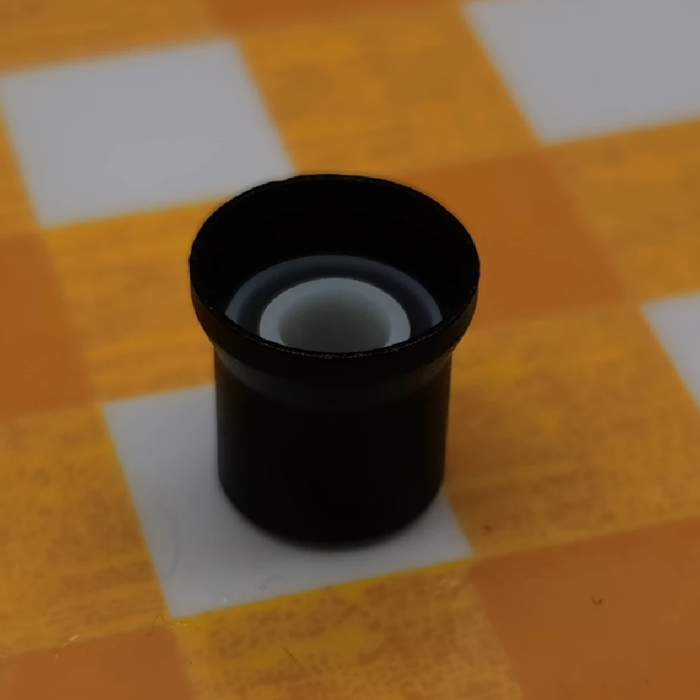 Perilla de Control de potenciómetro de aleación de aluminio, 1 piezas, 15x15mm (d x h), tapa de perillas de Audio de volumen para eje moleteado de 6mm de diámetro