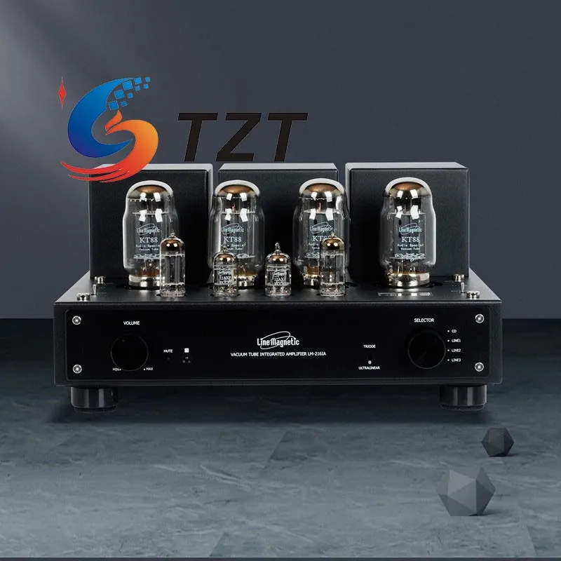 

TZT LM-216IA PLUS 220V HiFi Electronic Tube Amplifier QCC3024 Bluetooth KT88 Vacuum Tube Power Amplifier