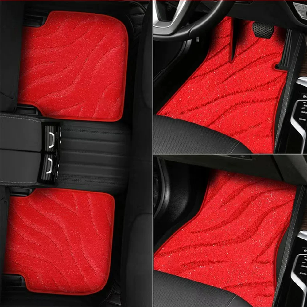 4PCS Starry Sky Blanket Custom Car Floor Mats For Mercedes Benz E-CLASS W212 W213 W214 E300 Auto Carpets Accessorie Floor Liners view 5