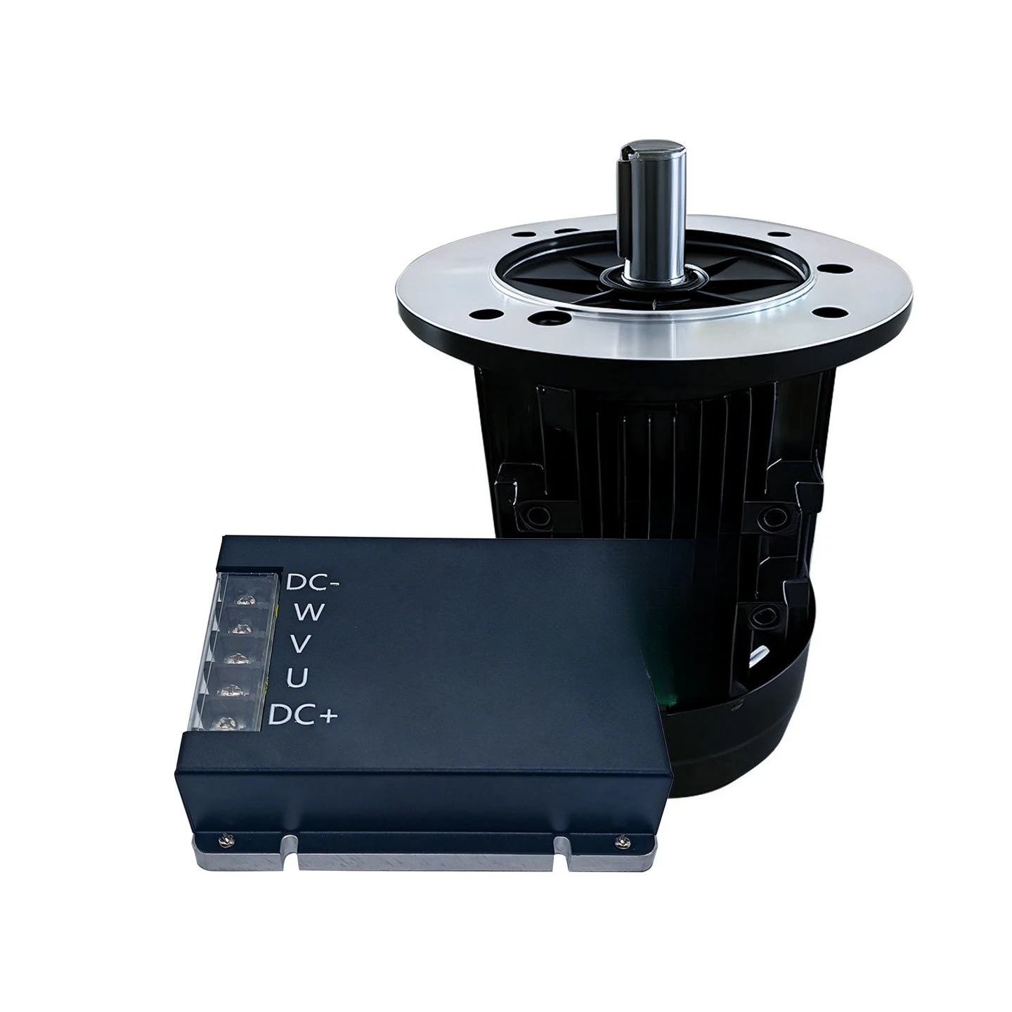 Air-cooled brushless motor set 48V1kw3000r communication RS232 brushless DC motor large torque