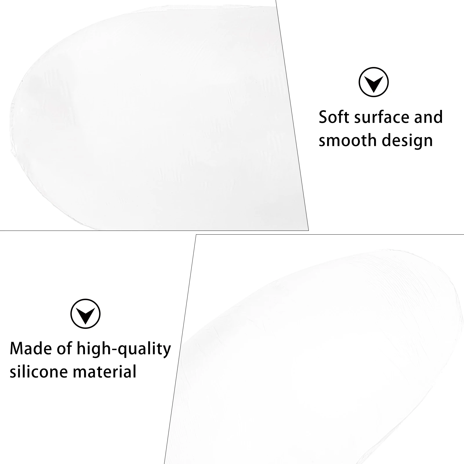 

Silicone Shoulder Reusable Invisible Adhesive Widening For Suits Blouses Women Clothing Accessories Invisible