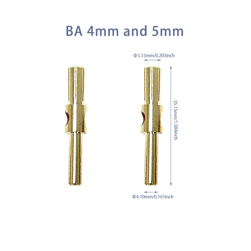 5/10/20Pcs 4MM Male to 5MM Male Gold Plated Bullet Plug Connector Adapter for RC Hobby Model Car Boat Battery ESC Motor Charger