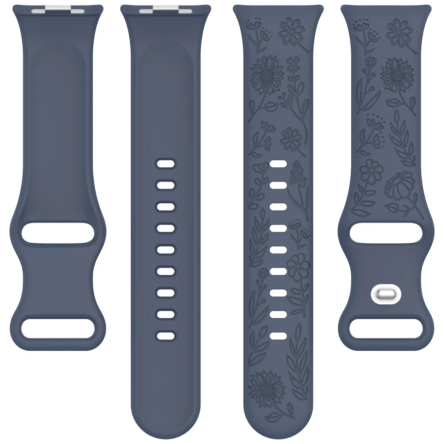 3D-geschnitztes Blumenarmband für Xiaomi Mi Smart Band 8 Pro/9 Pro/10 Pro Ersatz-Sportarmband für Redmi Watch 4 5 6 Armband – Detail 12