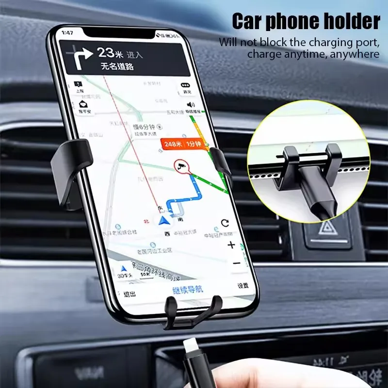 الجاذبية حامل هاتف السيارات سيارة تنفيس الهواء كليب حامل هاتف الخليوي دعم ل الذكية Fortwo Forfour Forjeremy 451 453 Brabus رودستر