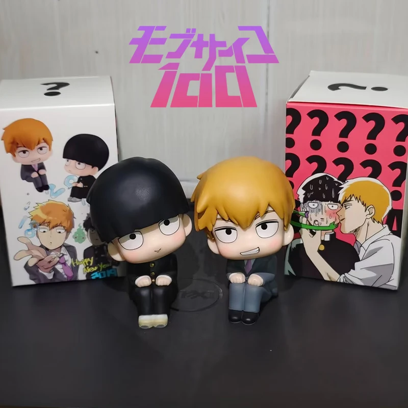 Mob Psycho 100 Lk Nendoroid Anime Figure Reigen Arataka Kageyama Shigeo Lookup Model Doll Toys Car Mounted Ornaments Pvc 10Cm