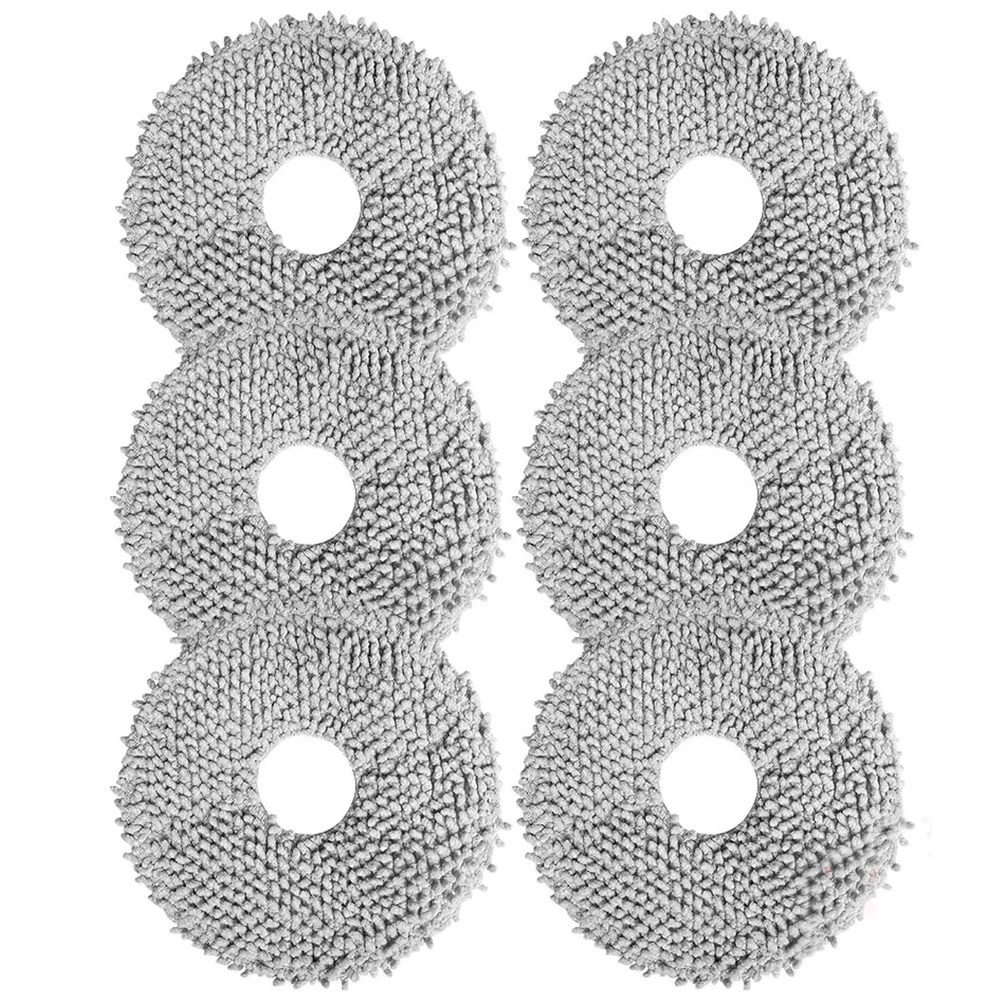 

6 шт., мягкие тряпки для швабры, многоразовые для Omni 2 C102CN, сменный робот-пылесос, домашняя чистка пола, сильное водопоглощение