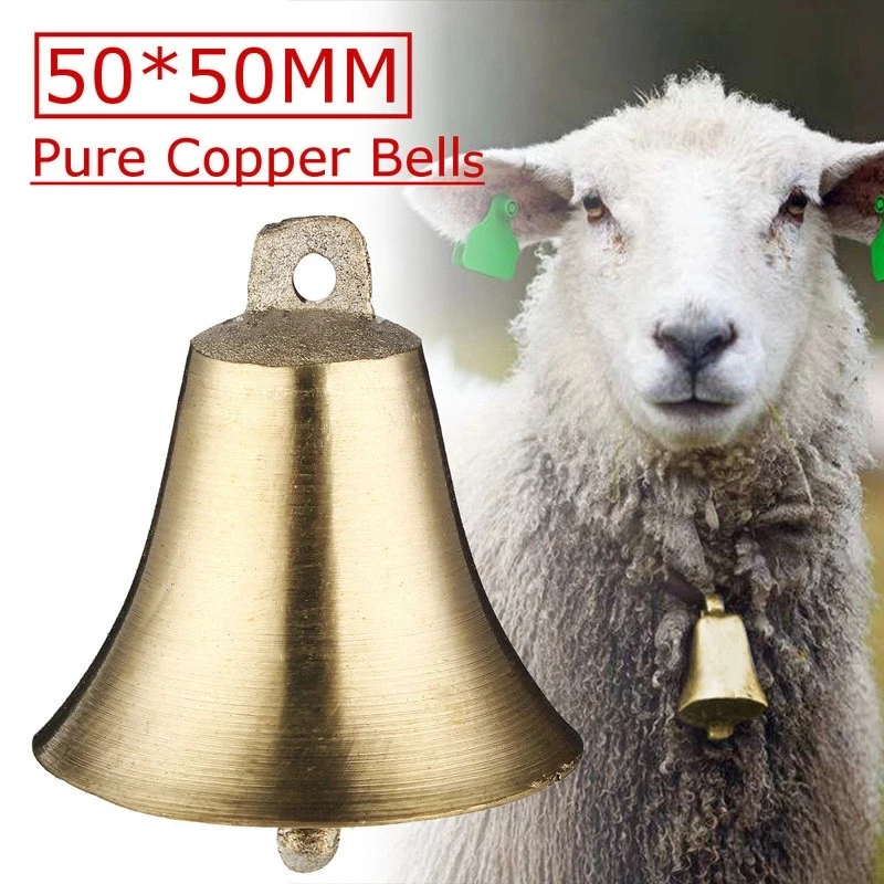 

1 Pc Cow Horse Sheep Grazing Copper Bells Large Thickened Cattle Sheep Antique Bells Animal Prevent The Loss Zinc Alloy Bells