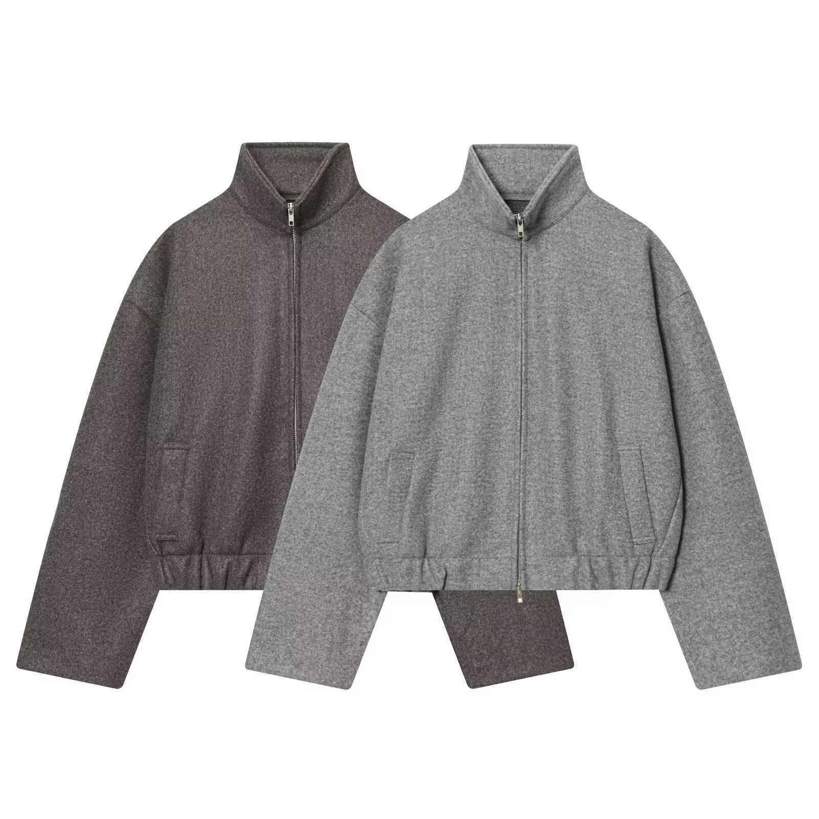 

European and American Style 2025 Autumn New Women's Fashion Casual Simple Soft Pilot Jacket Coat