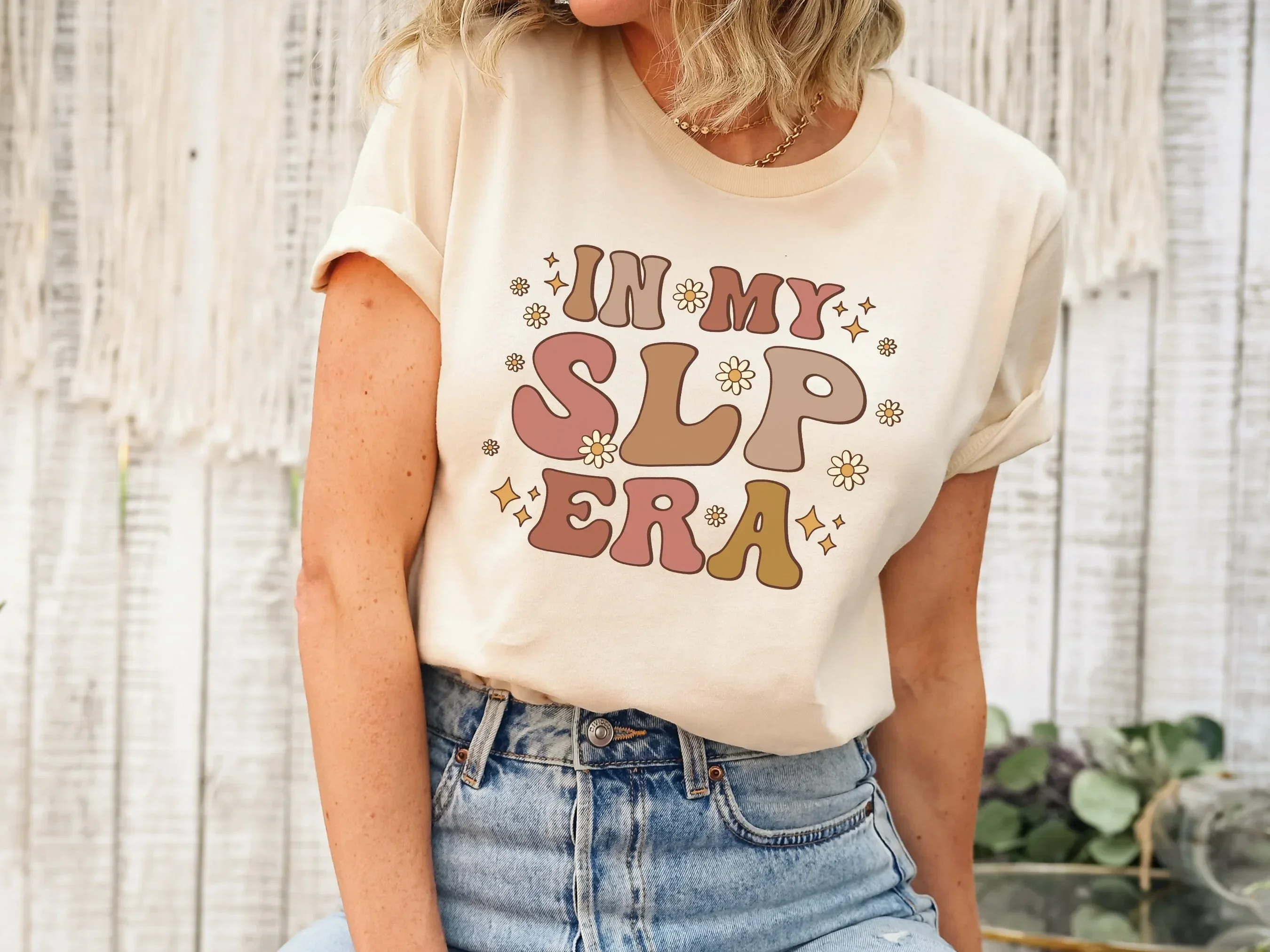 In My SLP Era T Shirt Retro Speech Language PathologisT s Therapy Therapist