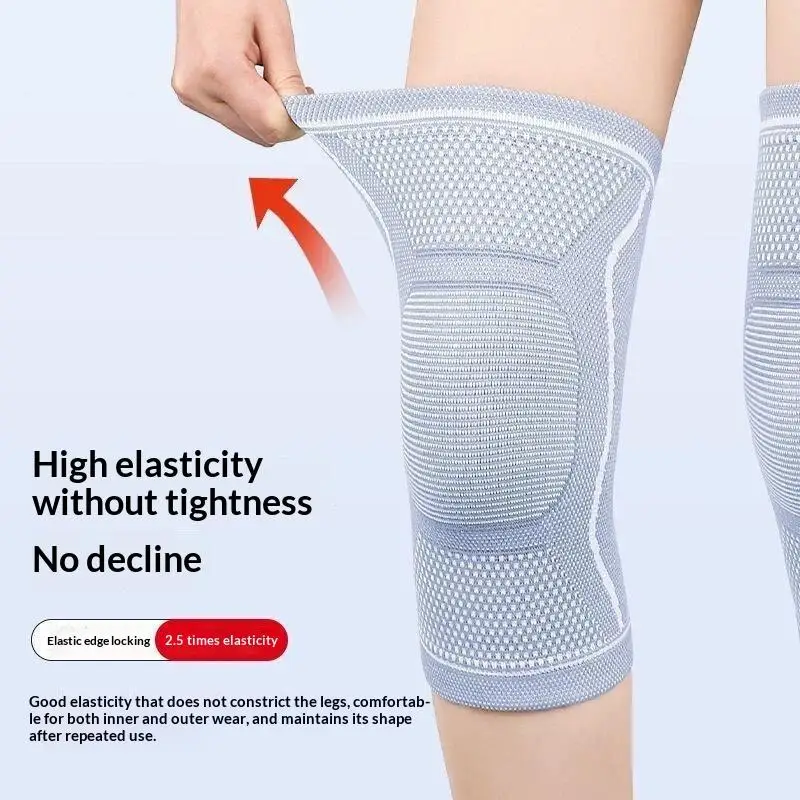 Breathable Compression Knee Brace With Adjustable Non Slip: Straps Joint Pain Relief Warmth Exercise Support