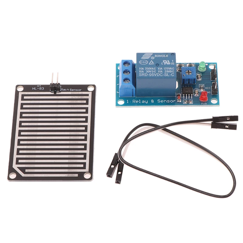 Snow Raindrops Detection Sensor Module Rain Weather Module Humidity For Arduino Relay Control Module Rain Water Sensor Module