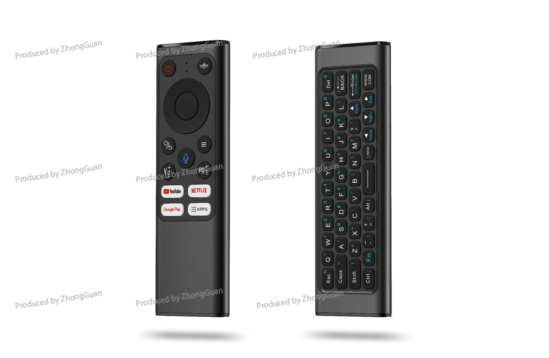 Aluminum Alloy X9 Voice Universal Remote Control Infrared Learning 2.4G, BLE, Mini Keyboard view 6