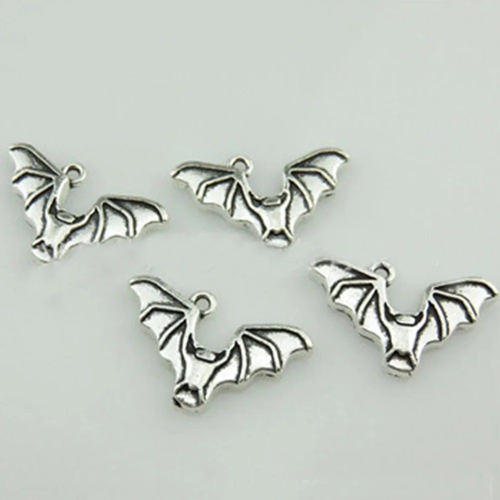 70Pcs Premium Stainless Steel Bat Pendants Durable Mini Bats Necklace Accessories Ideal Gift for Loved Ones Mini Bats Pendants