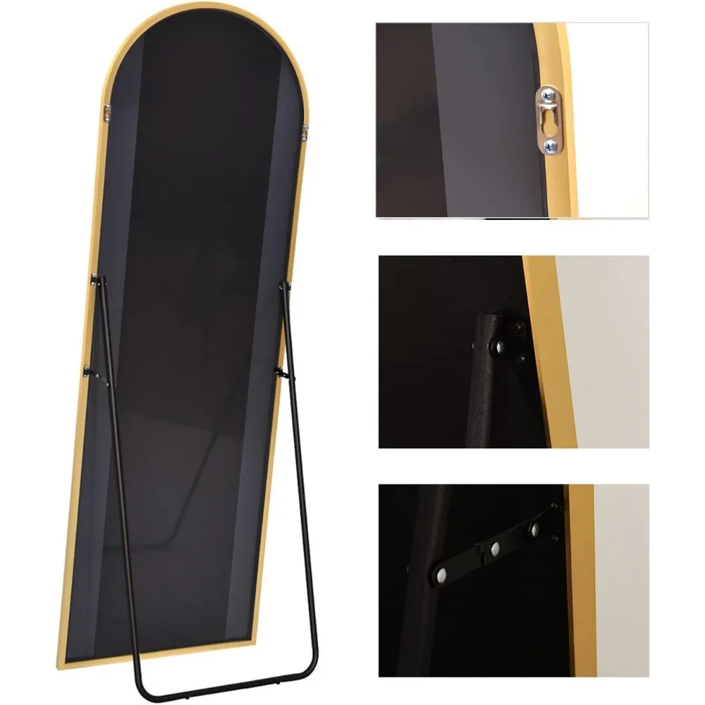 Arch Mirror Full Length, Floor Length Mirror, Arched Floor Mirror, 71