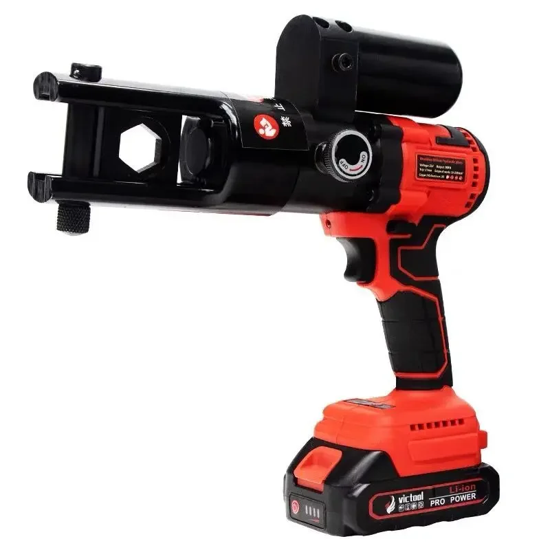 2025 كماشة هيدروليكية كهربائية هيدروليكية العقص المحمولة النحاس والألومنيوم الأنف محطة العقص كابل سلك كماشة