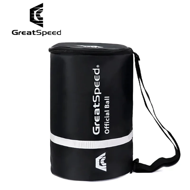 

GREATSPEED Tennis Bucket Bag with Insulation Layer Large Capacity Portable Can Hold 60 Balls Single-Shoulder Tennis Tube Pack