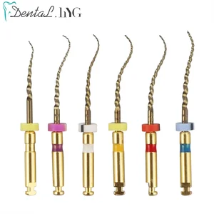 Dental SX-F3 Gold, anti-Fadiga endodontic files, root canal material, universal motor, rotary material, constant needle 10 Main Sales Rotary Lima - №6